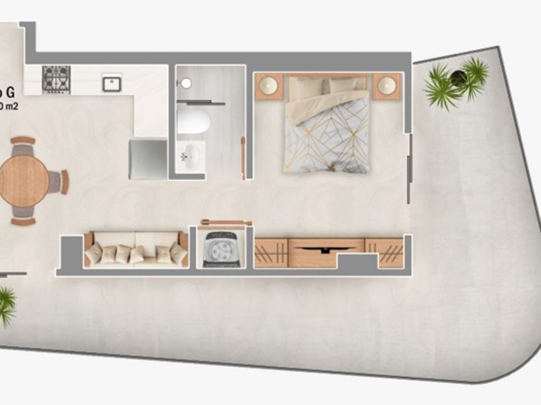DEPARTAMENTO 1 DORMITORIO UPTOWN DREI — imagen 12
