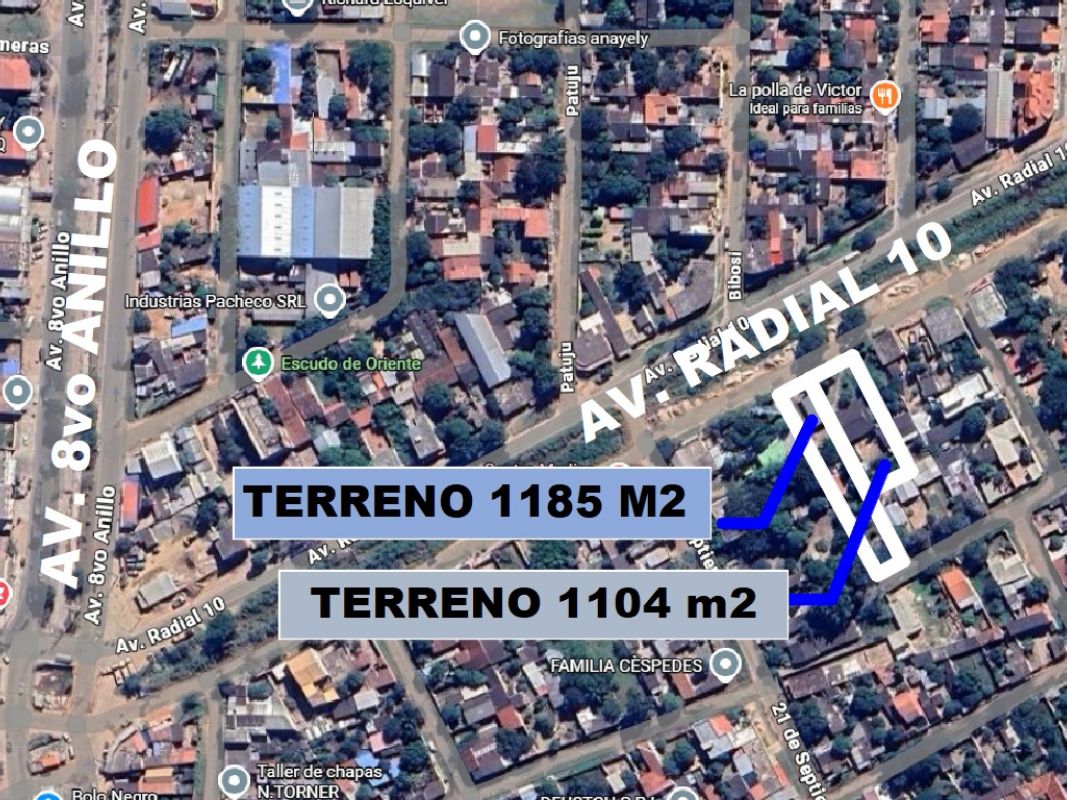 TERRENO COMERCIAL,  AVENIDA RADIAL 10 8VO ANILLO — imagen 1